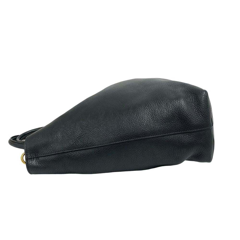 PRADA Black Leather Shoulder Bag - Picture 5 of 10